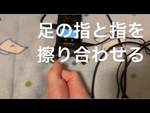 ASMR 足の指と指を擦り合わせる【リクエスト動画】