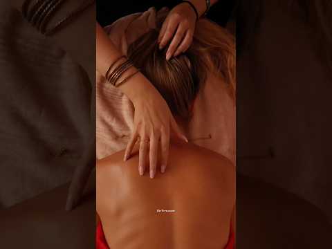 40 min no talking back attention exclusively on Patreon 😴 link in bio #asmrnotalking #asmrmassage