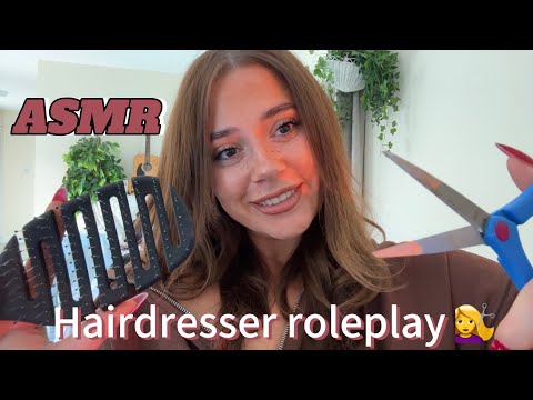 ASMR - cutting & styling your hair