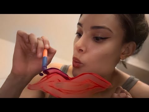 On screen makeup and face Cleaning