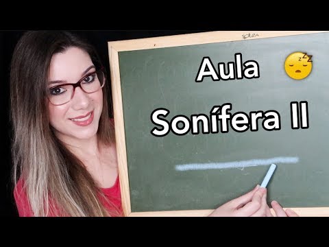 ASMR RolePlay: PROFESSORA/TEACHER - Aula Sobre ANSIEDADE Para Relaxar e Dar SONO/DORMIR RAPIDAMENTE