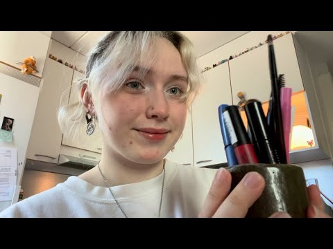 lofi asmr! [subtitled] doing your makeup! fast and aggressive way!