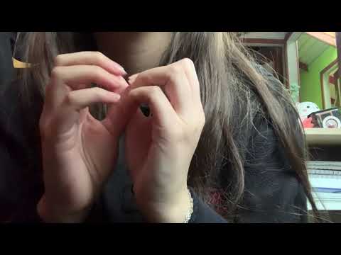 *ASMR* fabric scratching, hand movements with soft rain sounds -- lofi asmr (-ω- )