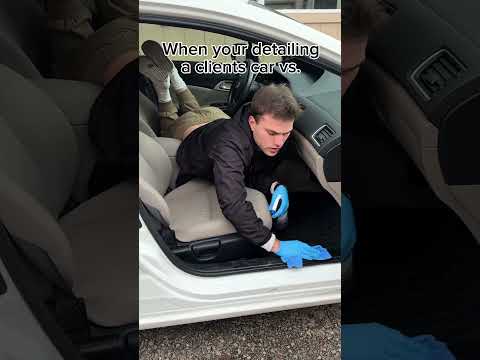 Detailing a clients car vs. your own car…