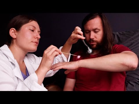 [ASMR] Head-to-Toe Neurological Testing for Sensation Loss | Doctor Roleplay