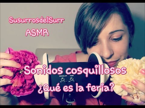 ASMR español . Sonidos cosquillosos de Flamenca . Aires de Feria . Susurros cosquillosos