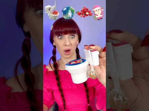 ASMR Planet Gummy Candy, Lollipop, Marshmallow #shorts #mukbang