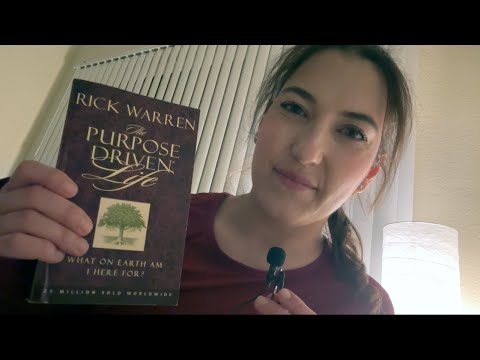 Christian ASMR! Quite Whispers with Biblical Affirmations, Light Tapping, Page Turning, Dim Lighting