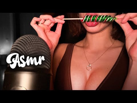 [4K USA ASMR] Sweet Mouth Sounds 😳 Meringue, Candy & Deep Lollipop Triggers | No Talking
