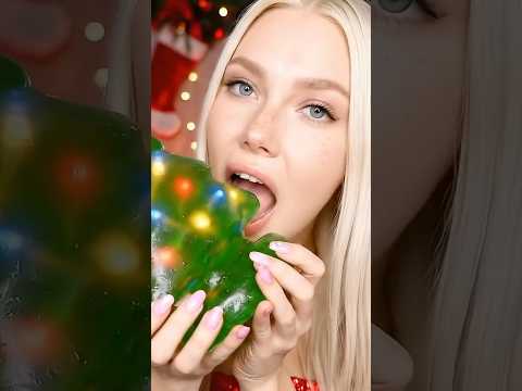 🎄 Gummy Christmas Tree ASMR 🌟 | Soft & Stretchy Holiday Bites
