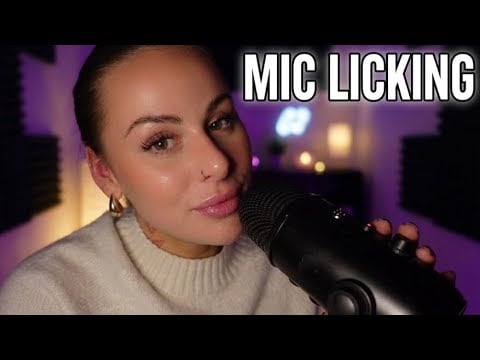 ASMR 💋🎙️I 100% MIC LICKING and MOUTH SOUNDS (inaudible intense)