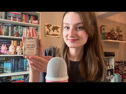 ASMR TBR Cards Pick My March Reads (books triggers and close whispers) 