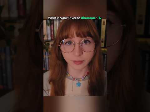 What is your favorite dinosaur? 🦖 #asmr