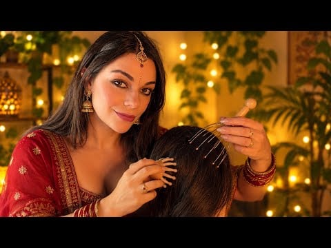 ASMR: Massagem Indiana No Seu Couro Cabeludo Até Você Dormir 😴