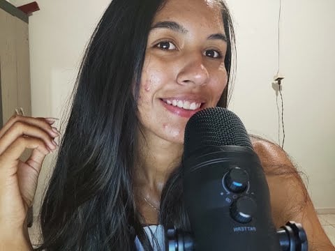 ASMR AO VIVO Te relaxando no começo do mês