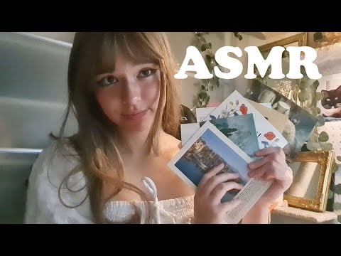Lofi ASMR ~ Showing You My (small) Postcard Collection | Soft spoken | Tapping | Speaking swedish