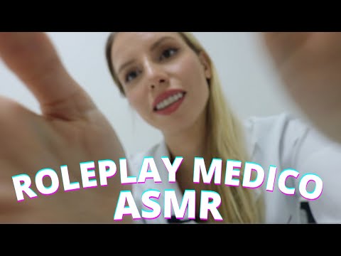 ASMR ROLEPLAY MEDICO LESÃO NO ROSTO -  Bruna Harmel ASMR