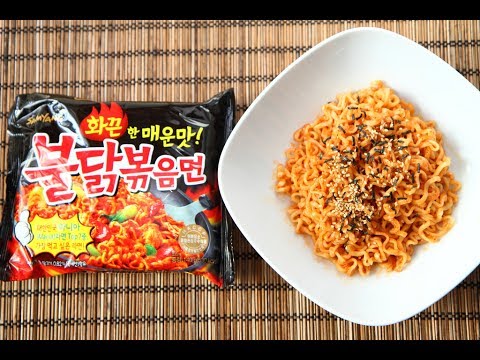 ASMR Super Spicy Ramen + Seafood [soup ver.]