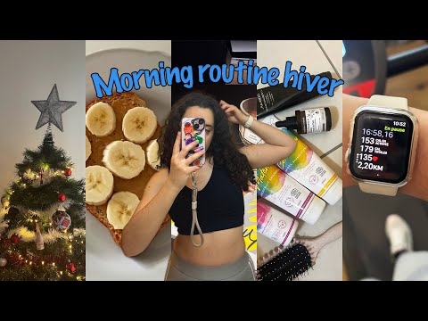 ASMR - MA MORNING ROUTINE D'HIVER 2025 ☕️❄️ (sport,hair routine,recette..)
