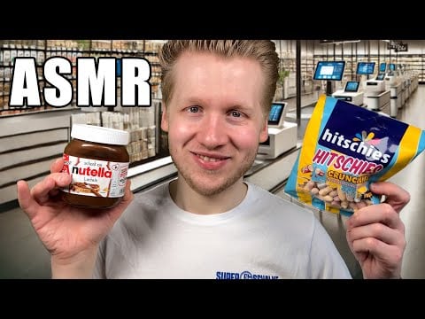 ASMR | Netter Supermarkt-Kassierer kontrolliert deinen Einkauf! (Roleplay)