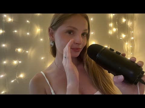 ASMR Inaudible Whisper Ramble (with clicky mouth sounds)