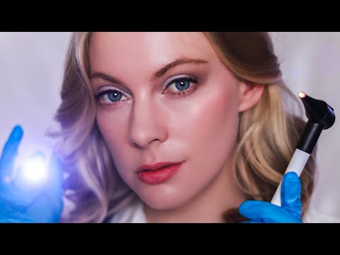 ASMR Doctor Check Up (Eye Exam, Hearing Test, Scalp Exam, Full Physical Medical Roleplay)