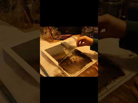 Ghost Painting ASMR #painting #acrylicpainting #paintingasmr
