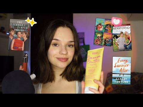 ASMR current favorites 💞 makeup, hair products, shows & books (whisper ramble)