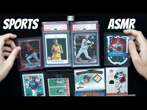Inaudible Baseball Card ASMR - Crazy Tingles