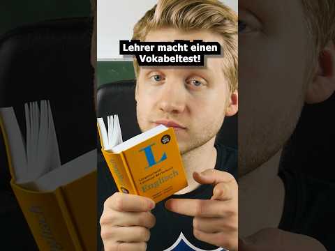 Lehrer macht einen Vokabeltest! #asmr
