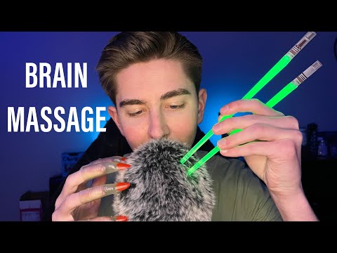 ASMR Brain Massage for SLEEP | Plucking and Scalp Cleaning