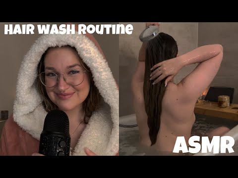 ASMR Bath tub | Relaxing Hair wash Routine 🚿✨