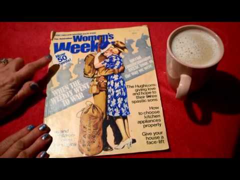 ASMR: Browsing Through Vintage Australian Womans Weekly 1980 || Soft Spoken