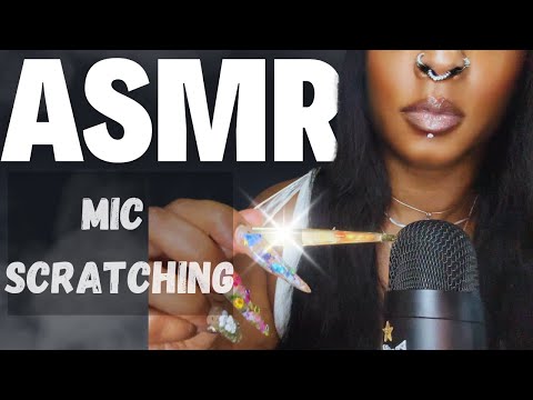 ASMR Mic Scratching With Random Objects And Long Nails