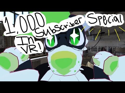[Furry ASMR] 1,000 Subscriber special! 1,000 kisses and pets for you! (I tried) Lots of rambling lol