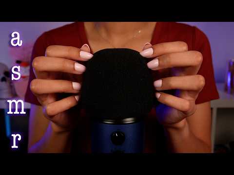 3 HR ASMR | *GENTLE* Slow Breathing & Mic Scratches (perfect background asmr) For Sleep & Relaxation
