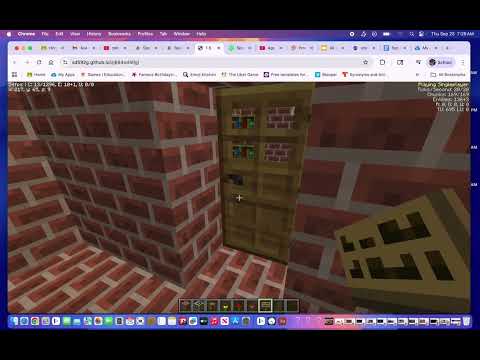 Working on my Minecraft house