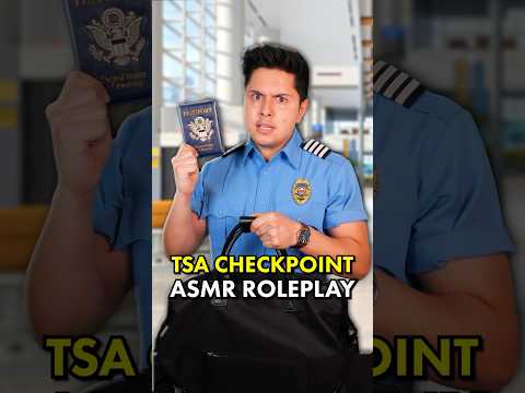 POV: You Get Stopped at the Airport ✈️ | ASMR TSA Roleplay