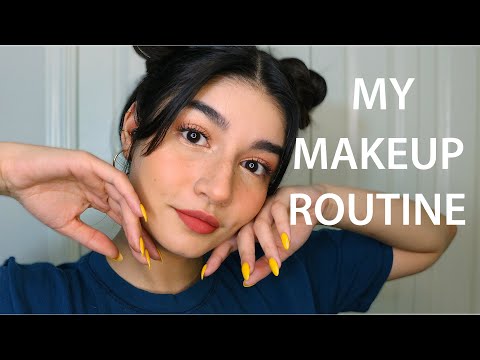 ASMR My Makeup Routine ♡ Inaudible Whispering