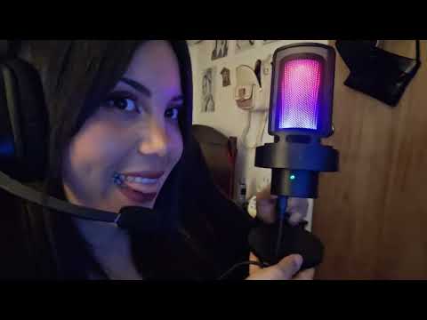 ASMR probando nuevo mic | FIFINE AmpliGame A8 plus ✨️
