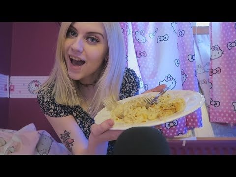 [ASMR] Mac n Cheese Mukbang!