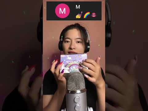 ASMR Emoji Challenge #shorts #asmr #emojichallenge #nail