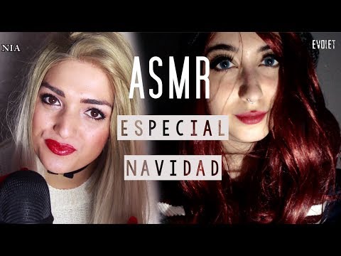 ASMR ESPAÑOL| BESITOS Y MOTIVACION CON NIA ASMR| NAVIDAD PERFECTA