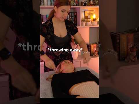REMOVING the NEGATIVE energy stored in her  #reiki  #asmr