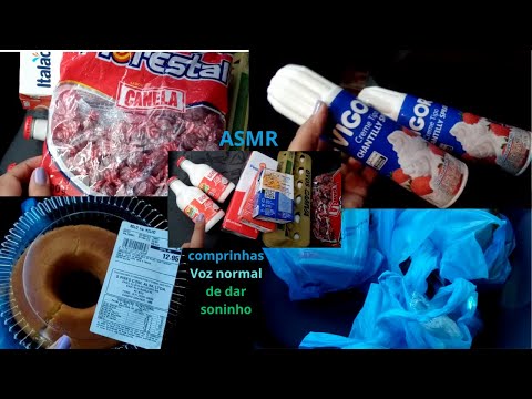 ASMR Comprinhas em VOZ NORMAL (Relaxante e suave pra te dar soninho)+ sons de boca