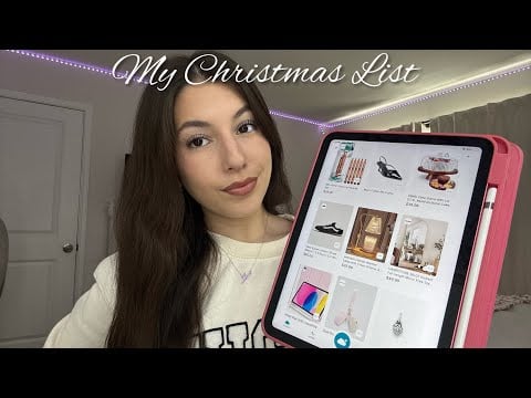 ASMR My Christmas List