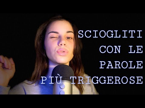 ASMR - SCIOGLITI CON PAROLE TRIGGEROSE RIPETUTE! (intense whispering - words repetition)