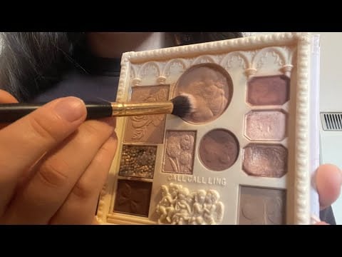 ASMR realistic makeup application roleplay - no talking