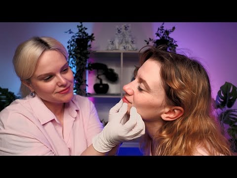 A Relaxing Real Person ASMR Skin Assessment