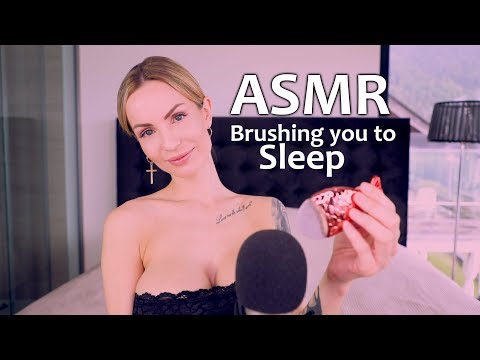 ASMR Amy Brushing you to Sleep + positive Thoughts  - English Whispering